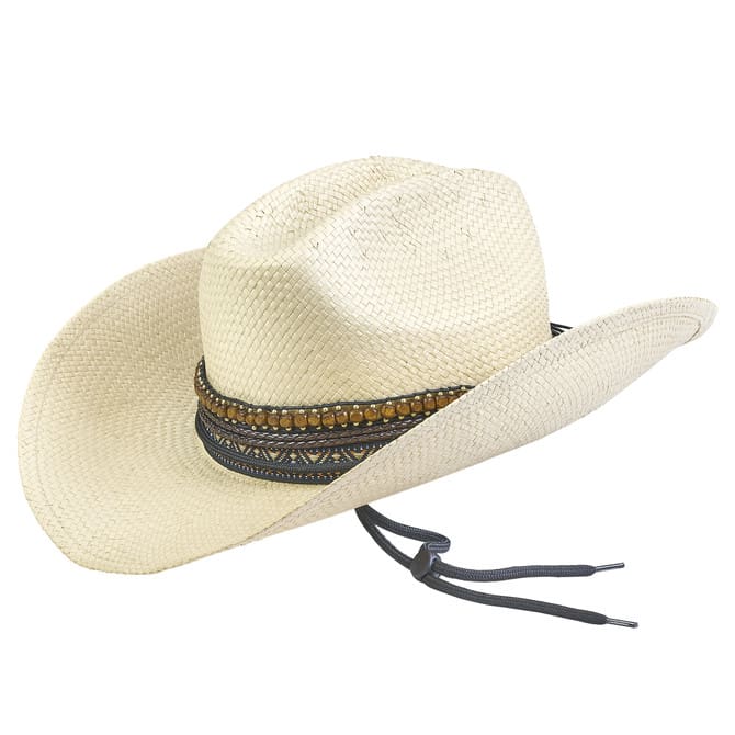 Palarie Cowboy texano carta bianco, din hartie textila