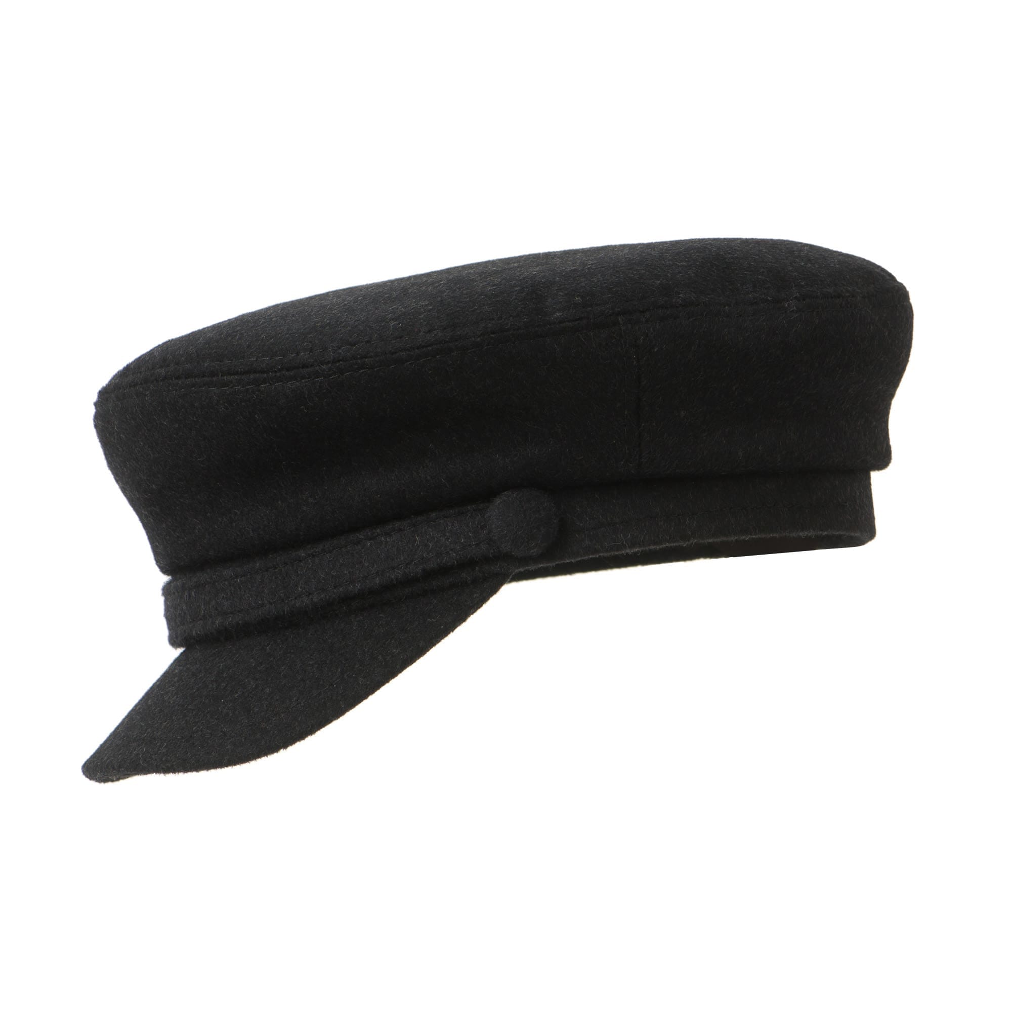 Sapca dama, Marines casmir nero , neagra, textura fina, casmir