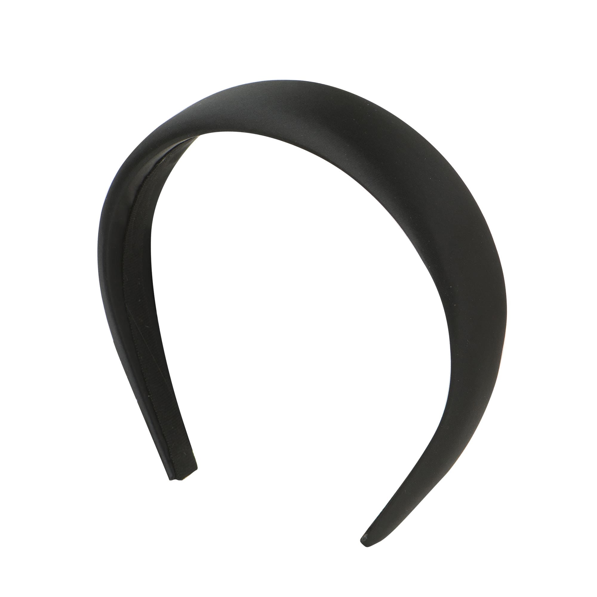 Coronita satin nero 4cm, neagra