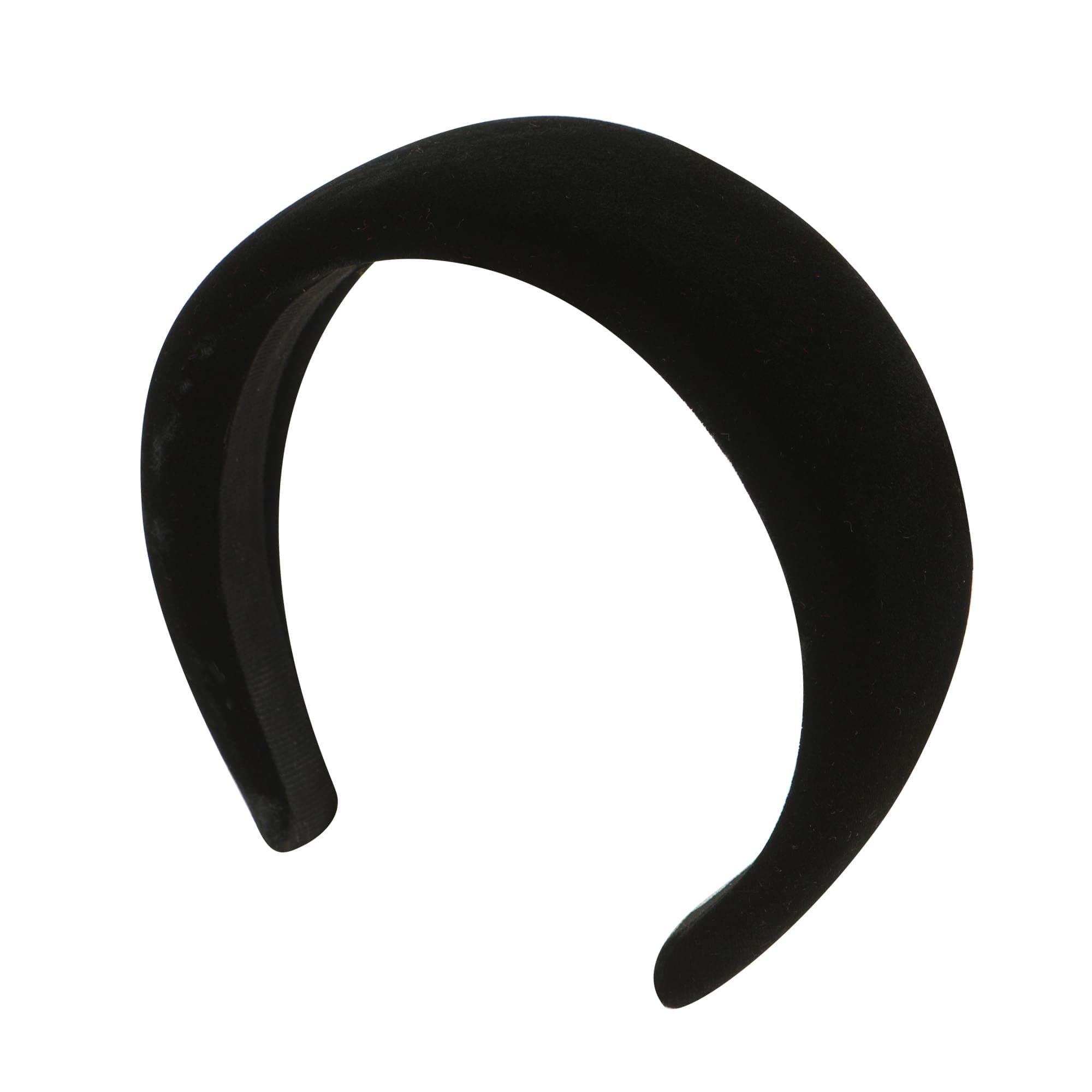 Coronita catifea nero 6cm, neagra