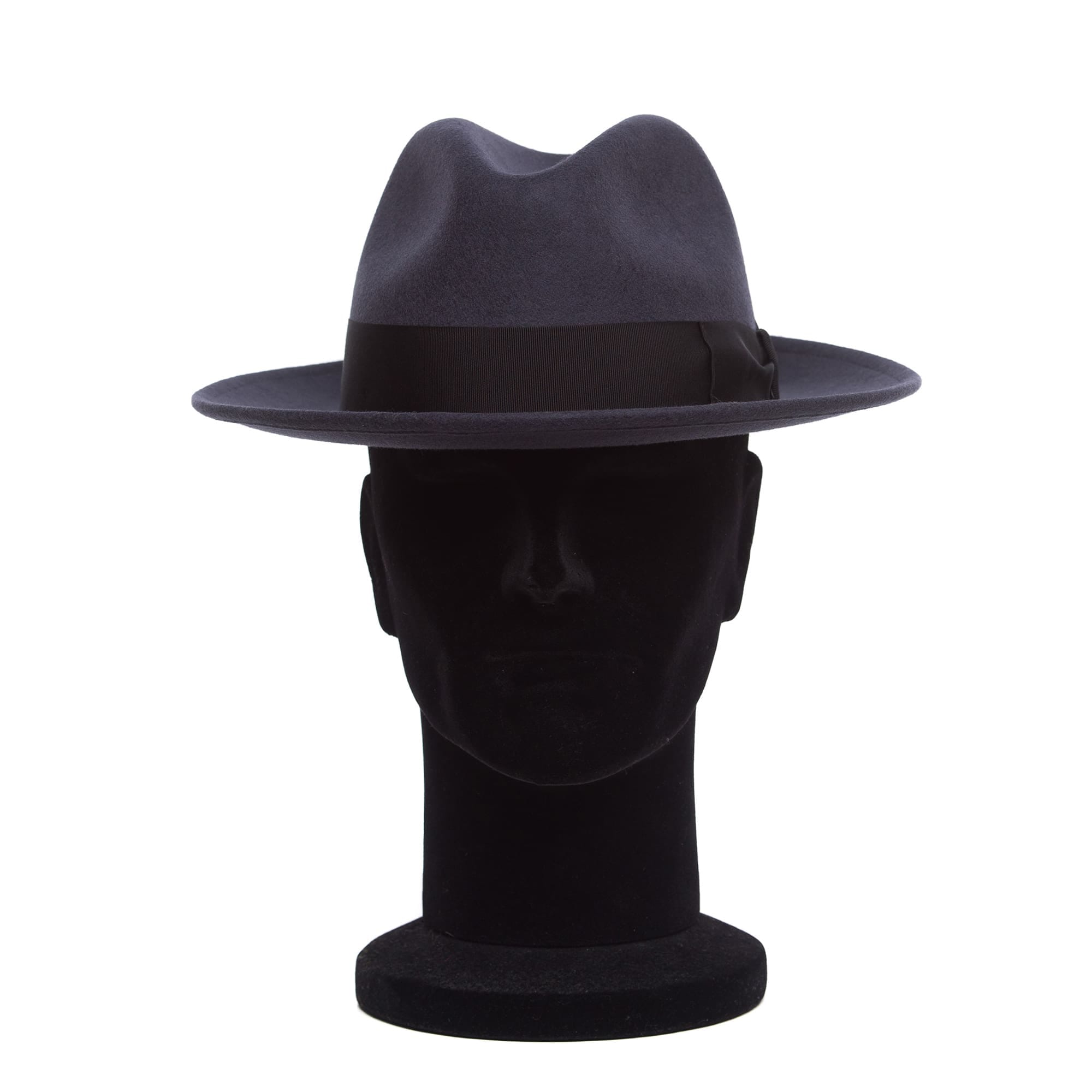 Pălărie barbati AlCapone Grigio, gri, bor modelabil, fetru de lana