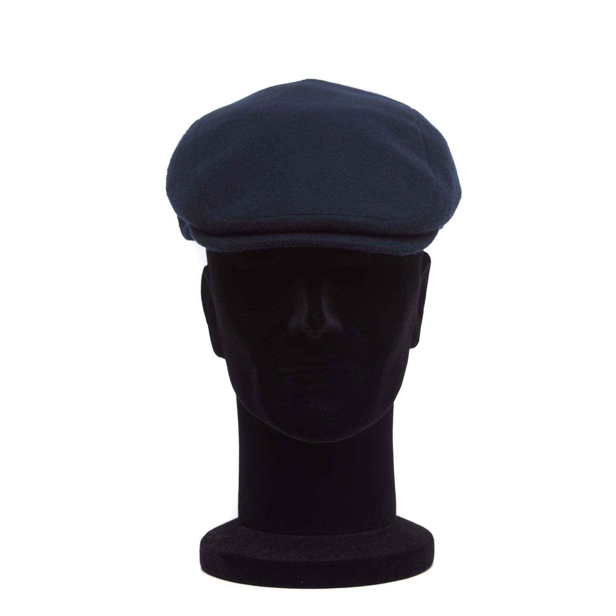 Sapca barbati, Ventry casmir navy, albastra, textura fina, casmir