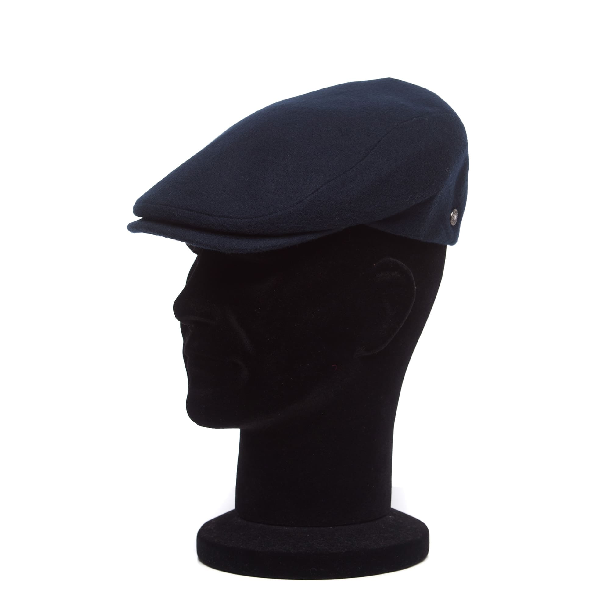 Sapca barbati, Ventry casmir navy, albastra, textura fina, casmir