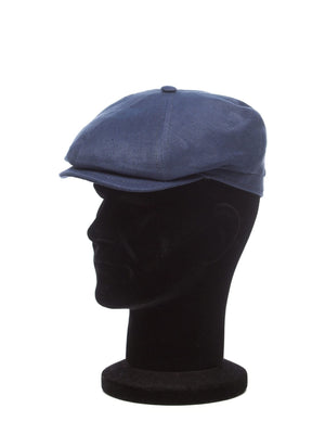 Sapca barbati Peaky canepa blu, albastru, canepa