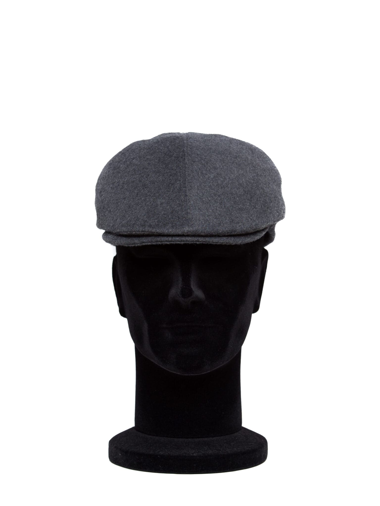 Sapca barbati, Gatsby casmir antracit, gri inchis, textura fina, casmir
