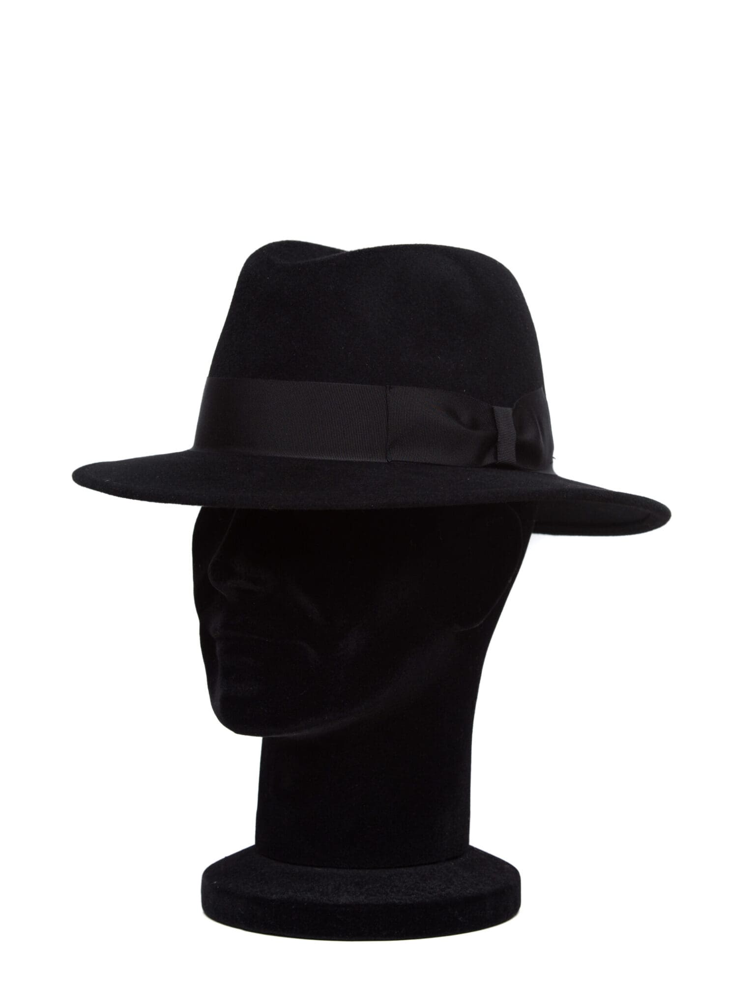Palarie barbati Napoli avan lapin nero, neagra, velur de iepure