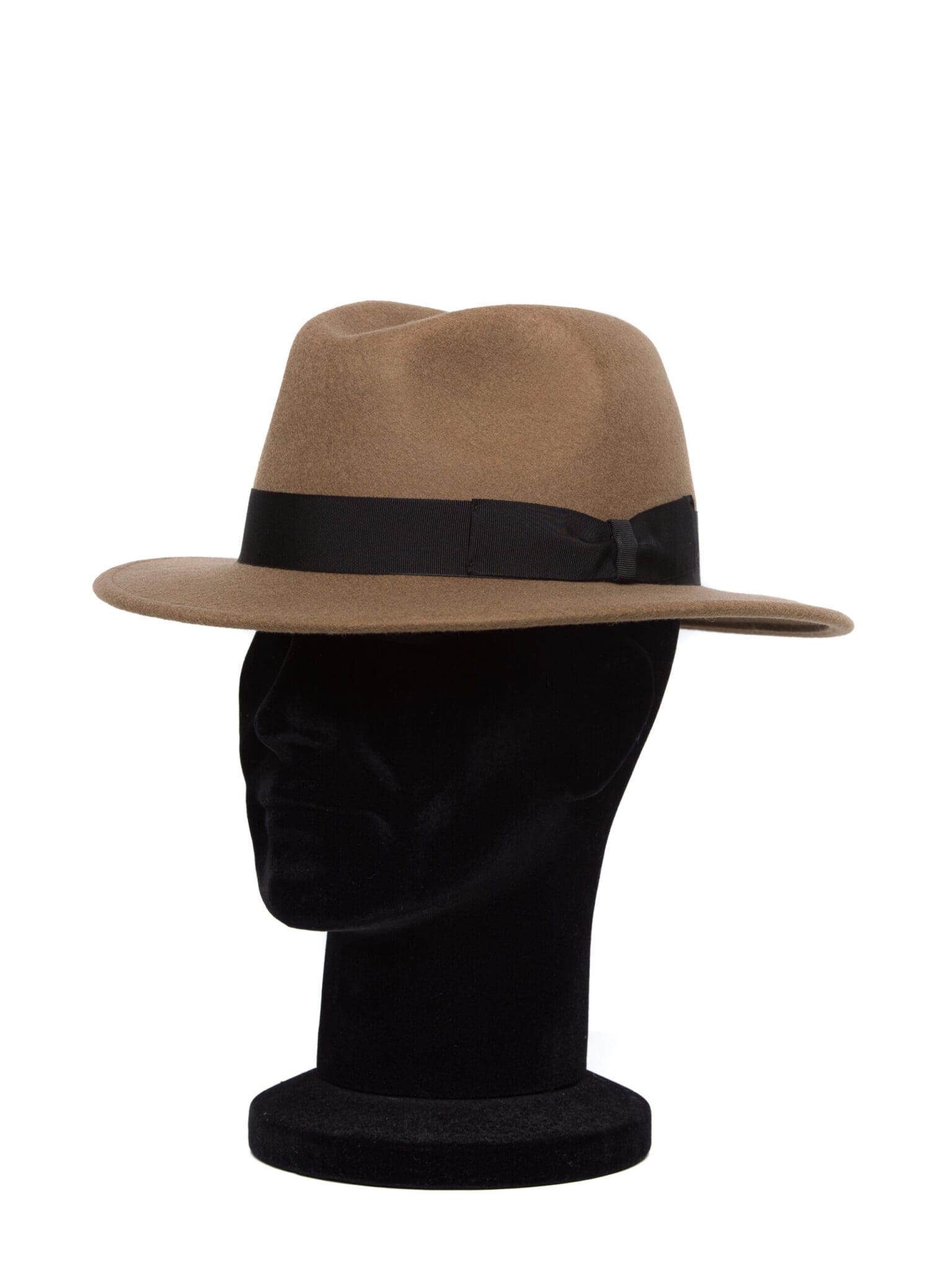 Palarie barbati Napoli fetru beige, maro, fetru de lana