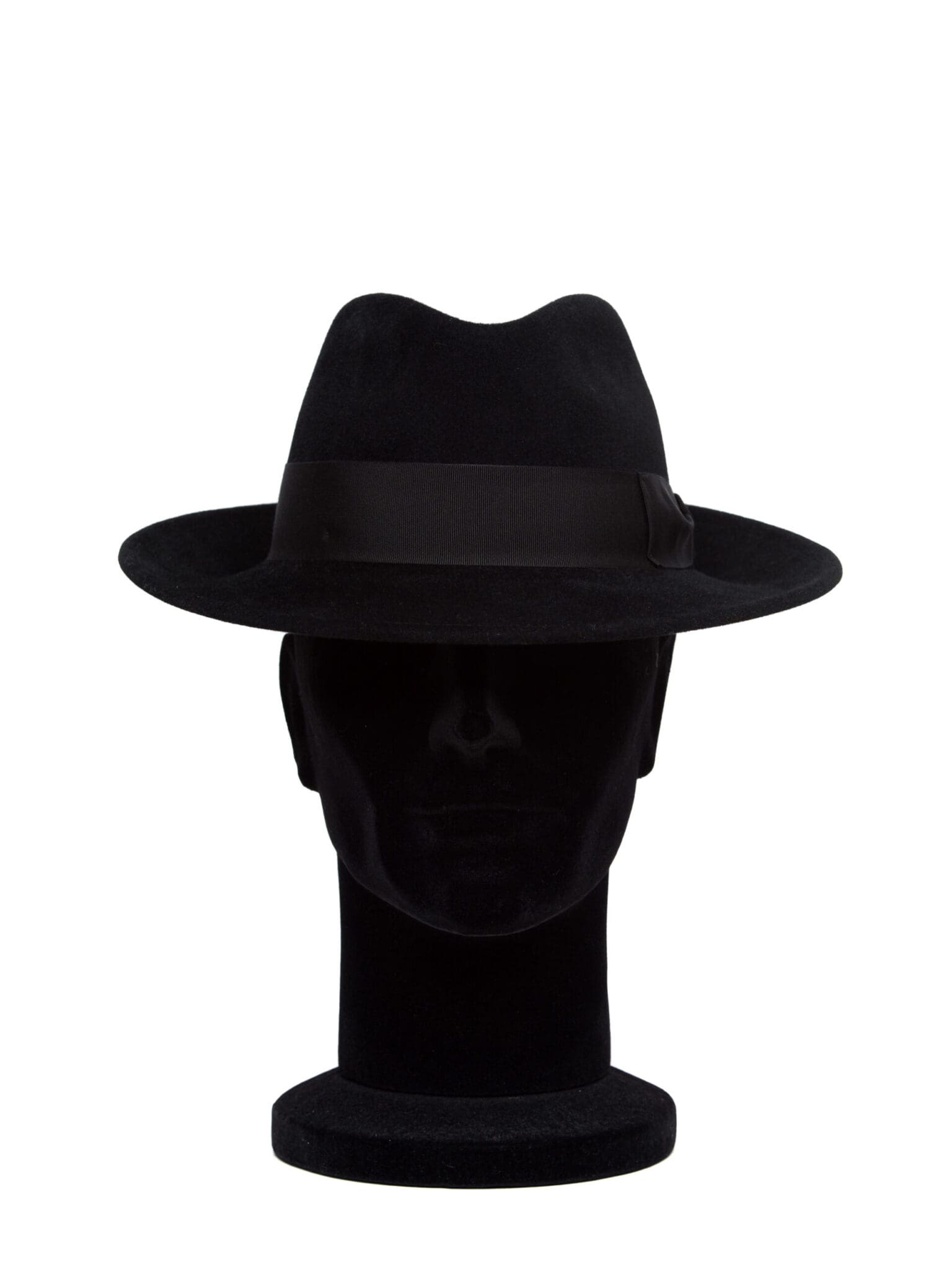 Palarie barbati New York avan lapin nero, neagra, velur de iepure