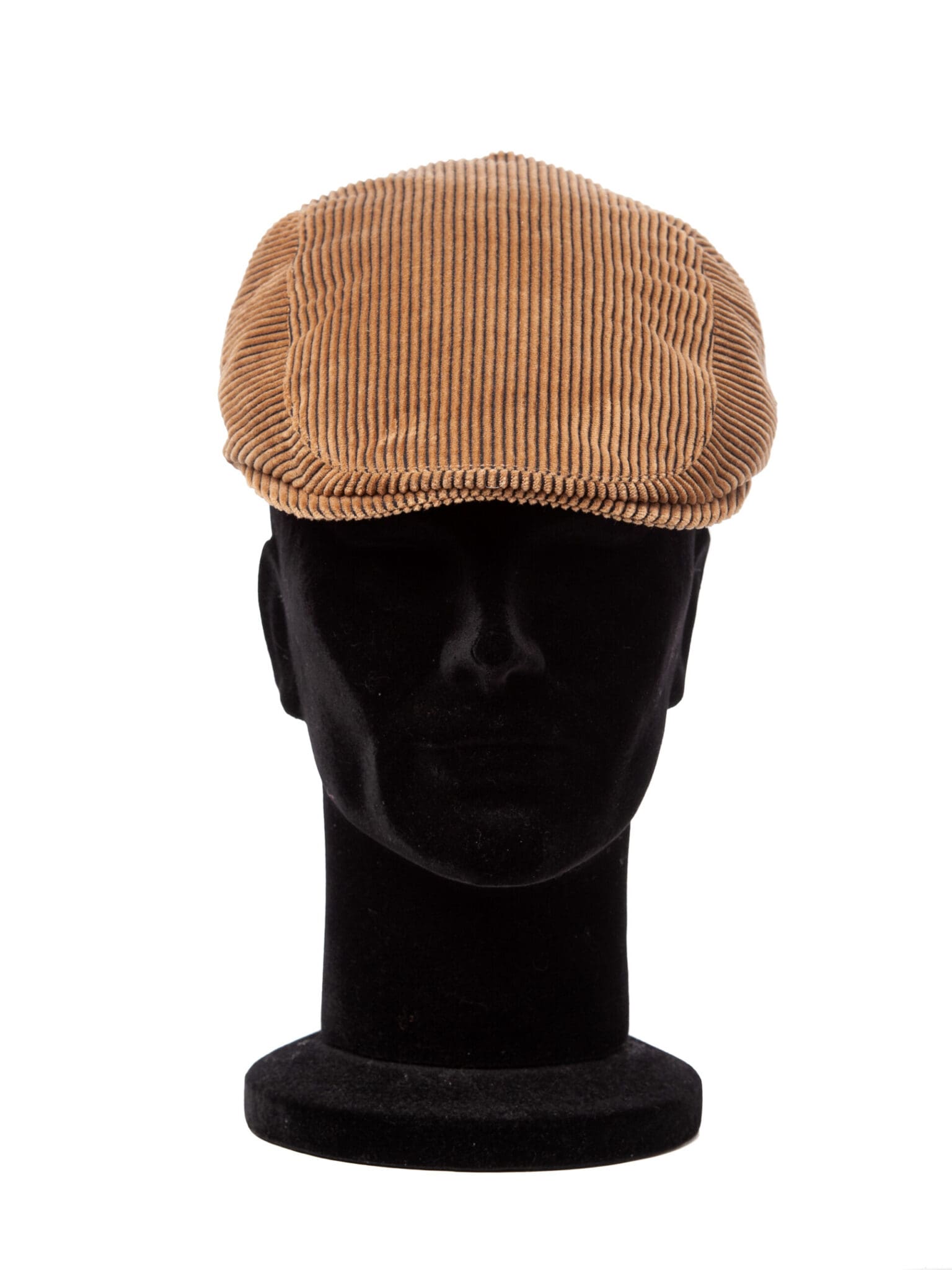 Sapca barbati, Ventry velur luxury beige, crem, textura fina, bumbac luxury