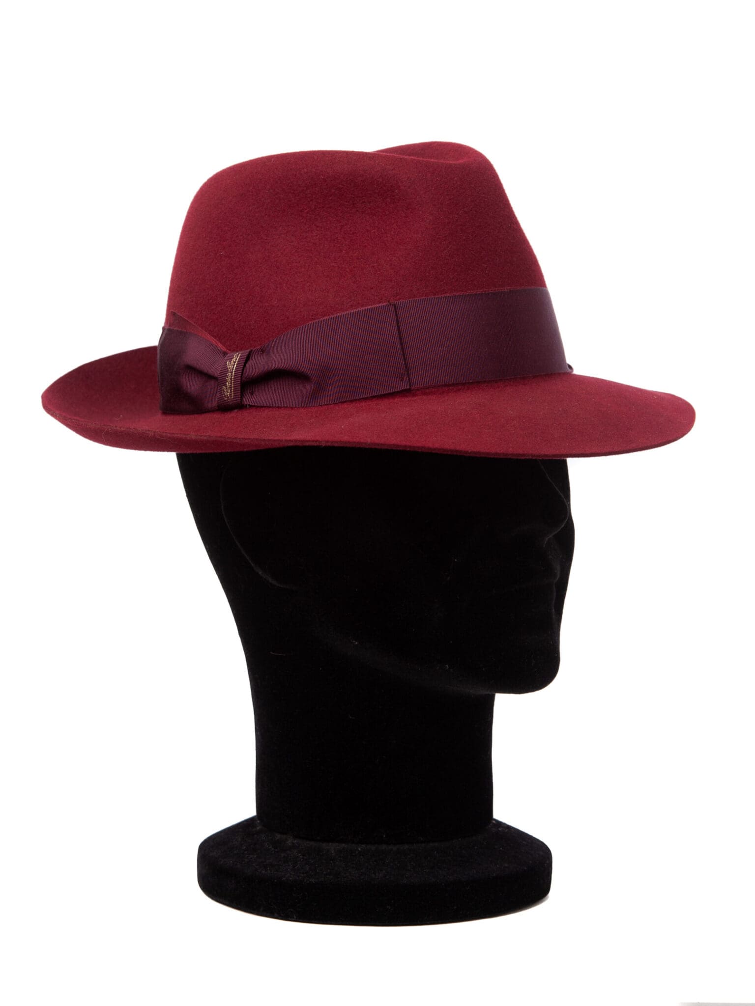 Palarie Borsalino Alessandria Bmediu bordo, bor 6cm, fetru de iepure