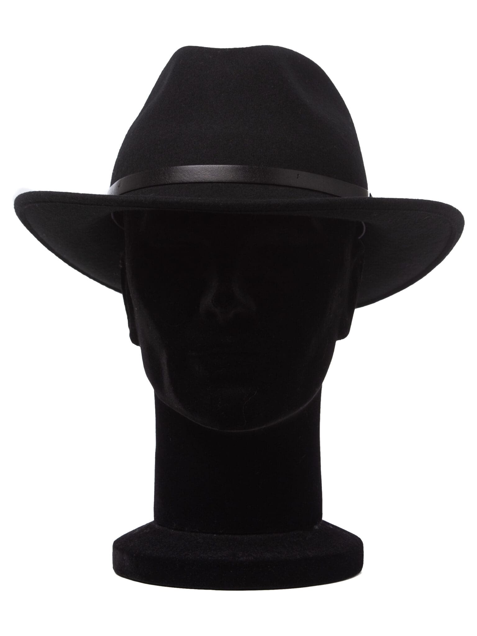 Palarie barbati, Cowboy nero/cp, negru, bor mediu, fetru de lana