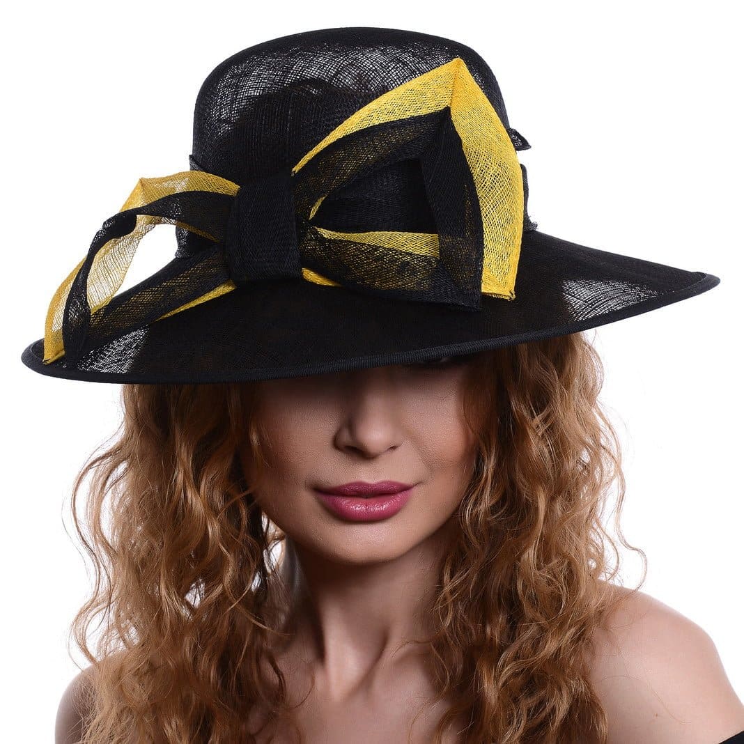 Palarie Doll, Negru/Galben