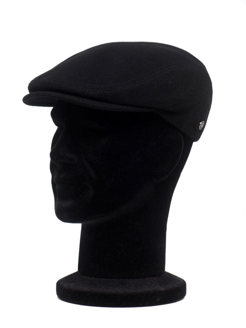 Sapca barbati, Ventry nero, neagra, textura fina, casmir