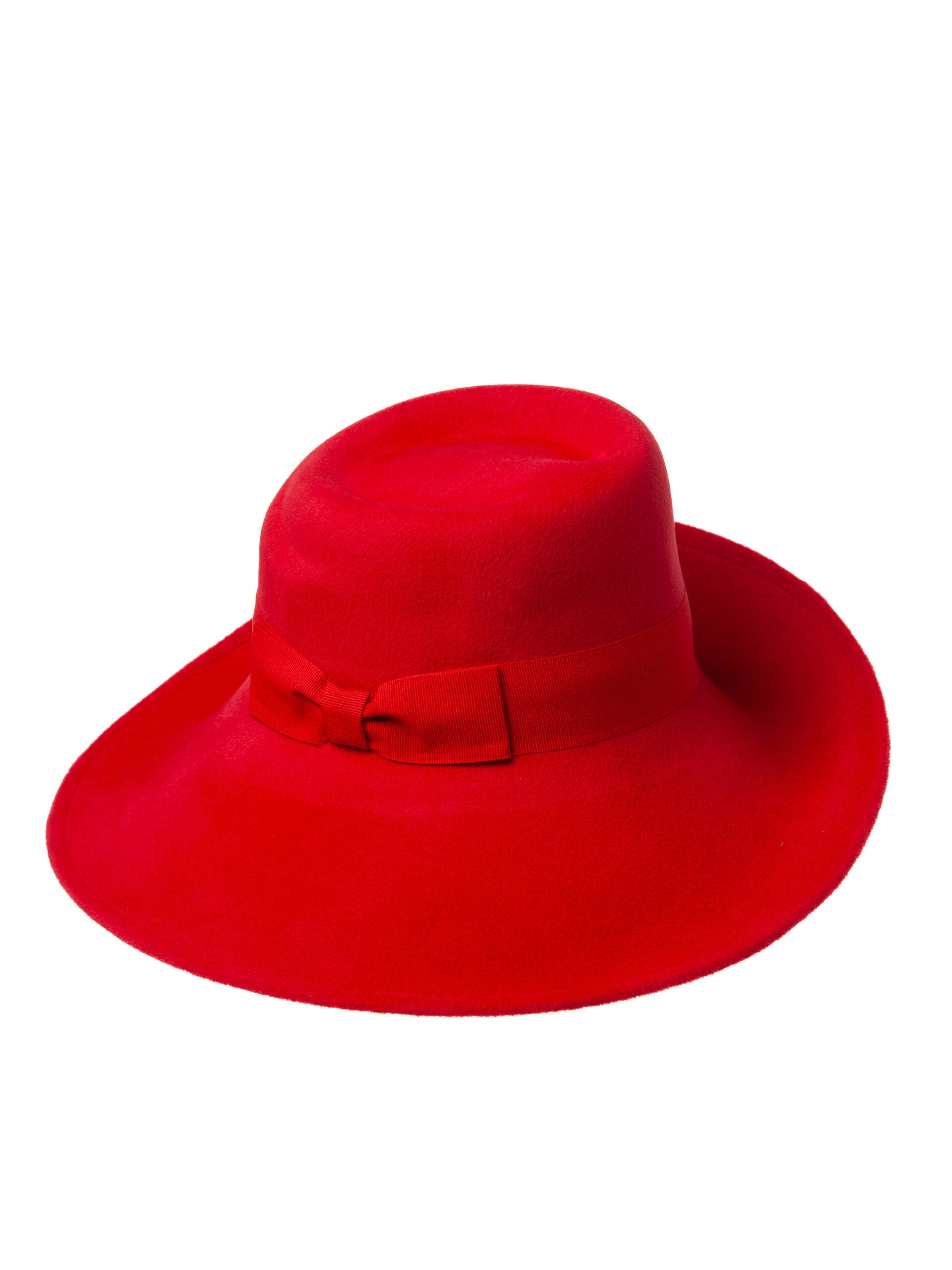 Palarie dama, Majestesse velour rosso, rosie, din velour de iepure