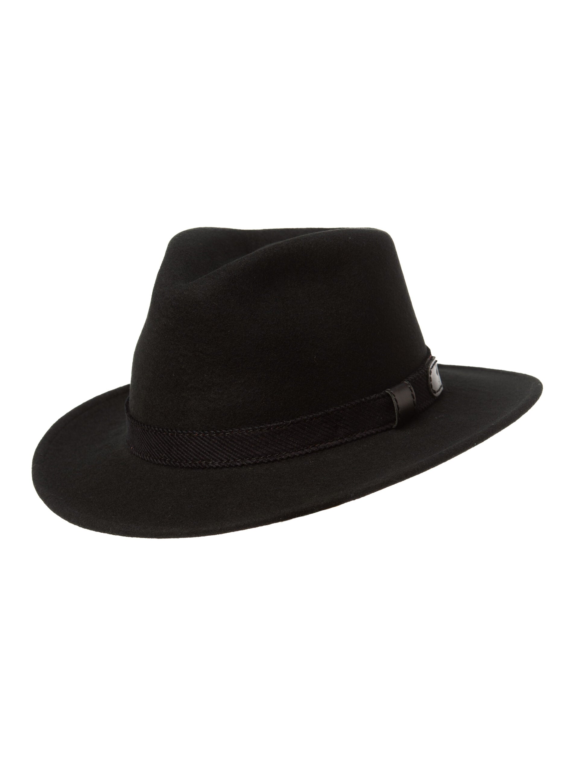 Palarie dama Adami nero, neagra, bor mediu, fetru de lana