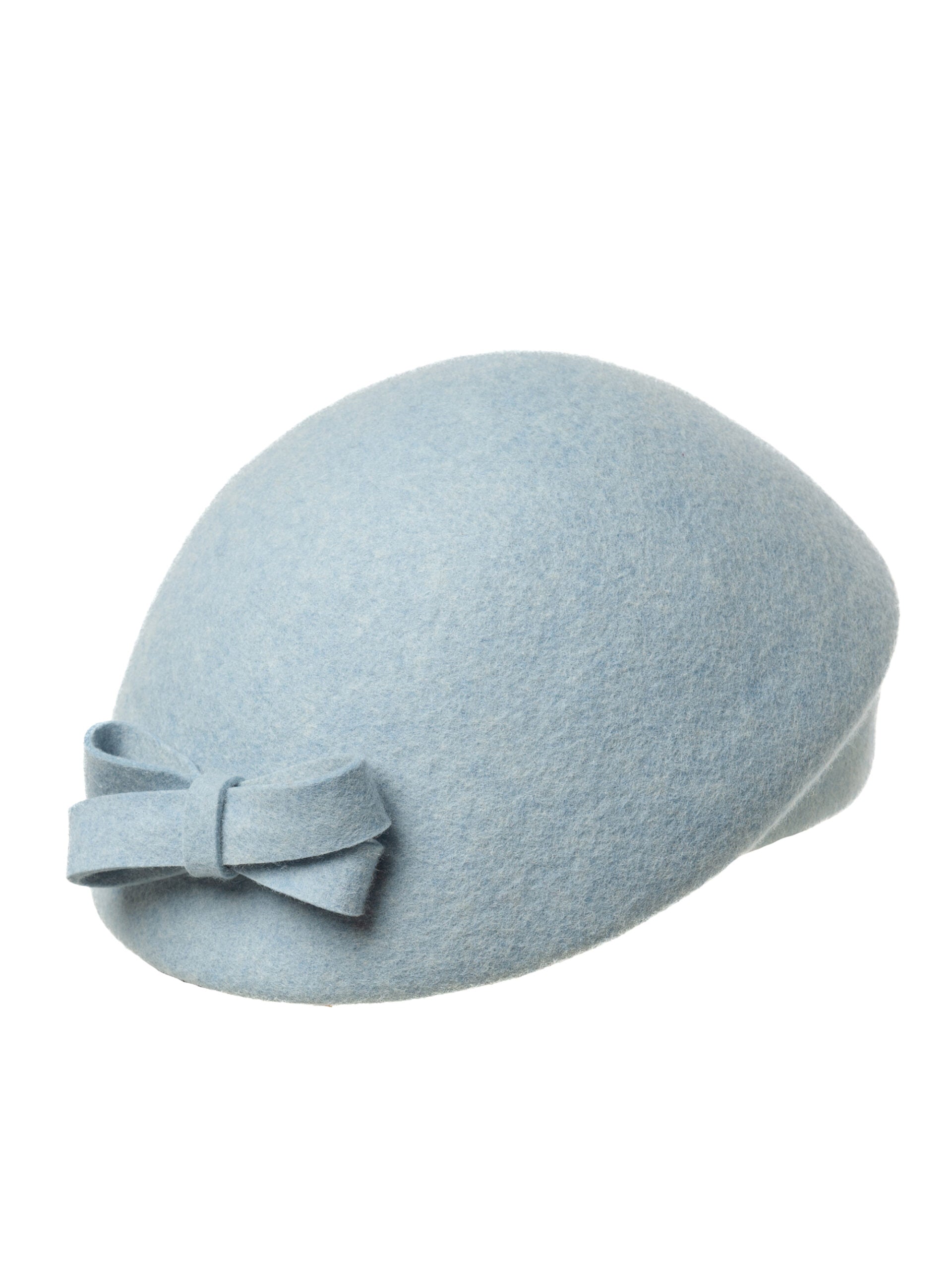 Basca dama, Maya funda celeste mel, baby blue, fetru de lana