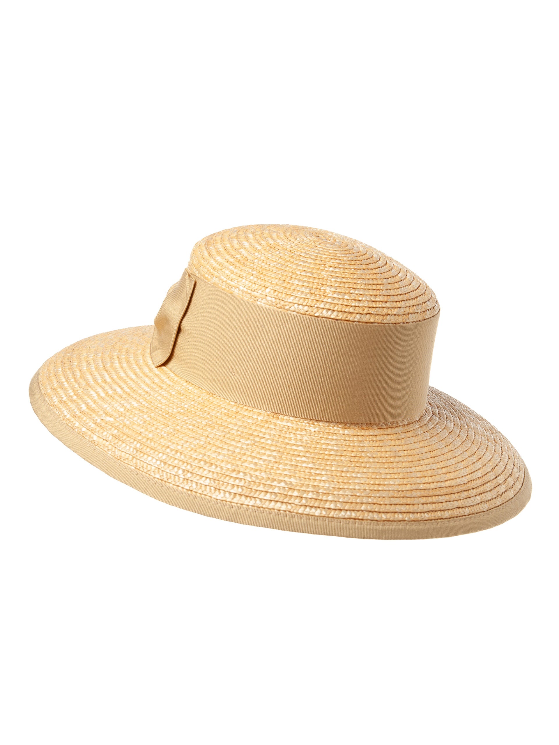 Palarie dama Julia funda beige, din paie naturale