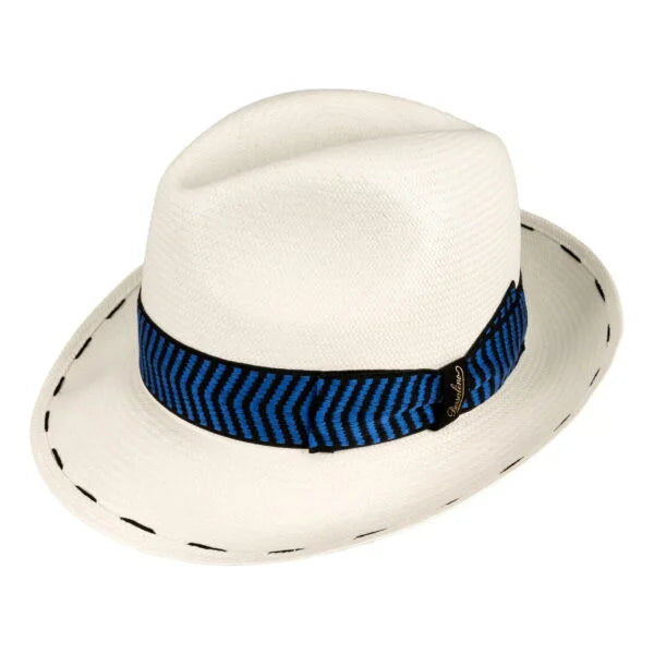 Borsalino Federico Panama Fine chevron, alba, paie toquilla fine