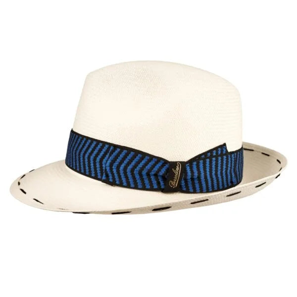 Borsalino Federico Panama Fine chevron, alba, paie toquilla fine