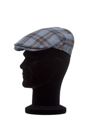 Sapca barbati Birmingham blue/moro, albastru/maro, matase cu lana