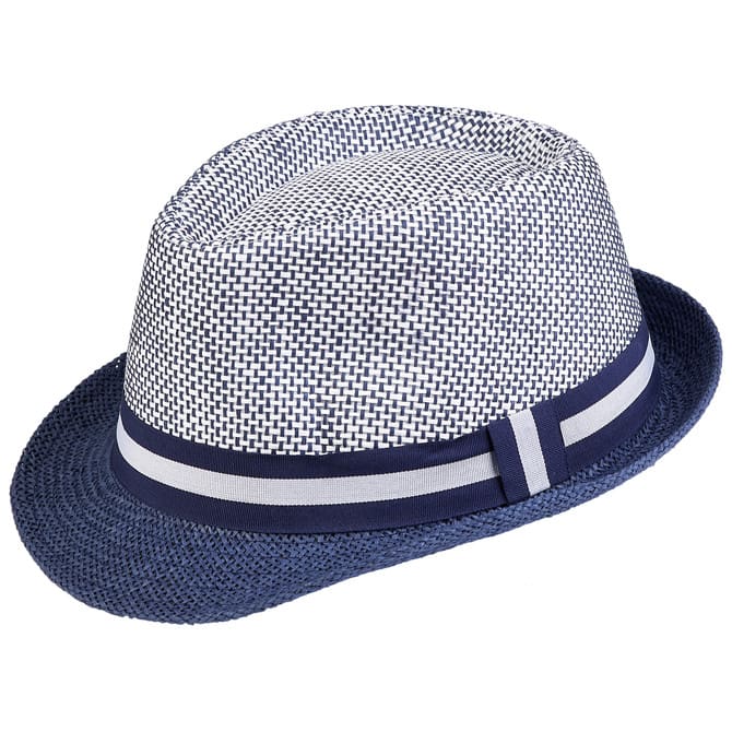 Palarie copii Bimbo trilby blu, albastru, borul mic