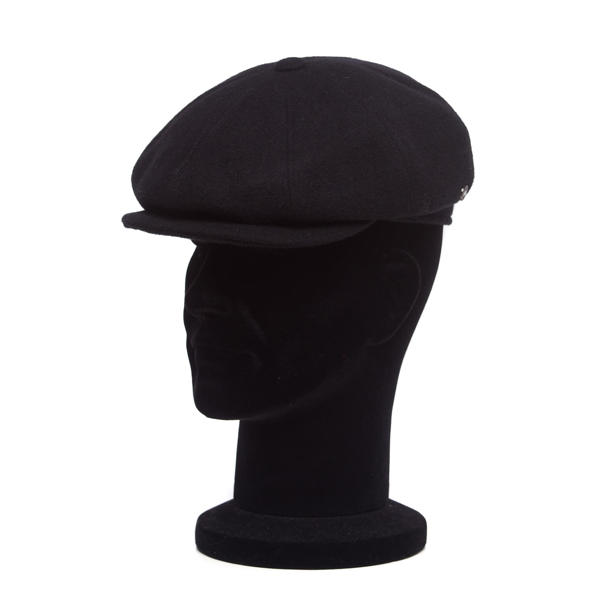 Sapca barbati, Peaky nero, neagra, lana