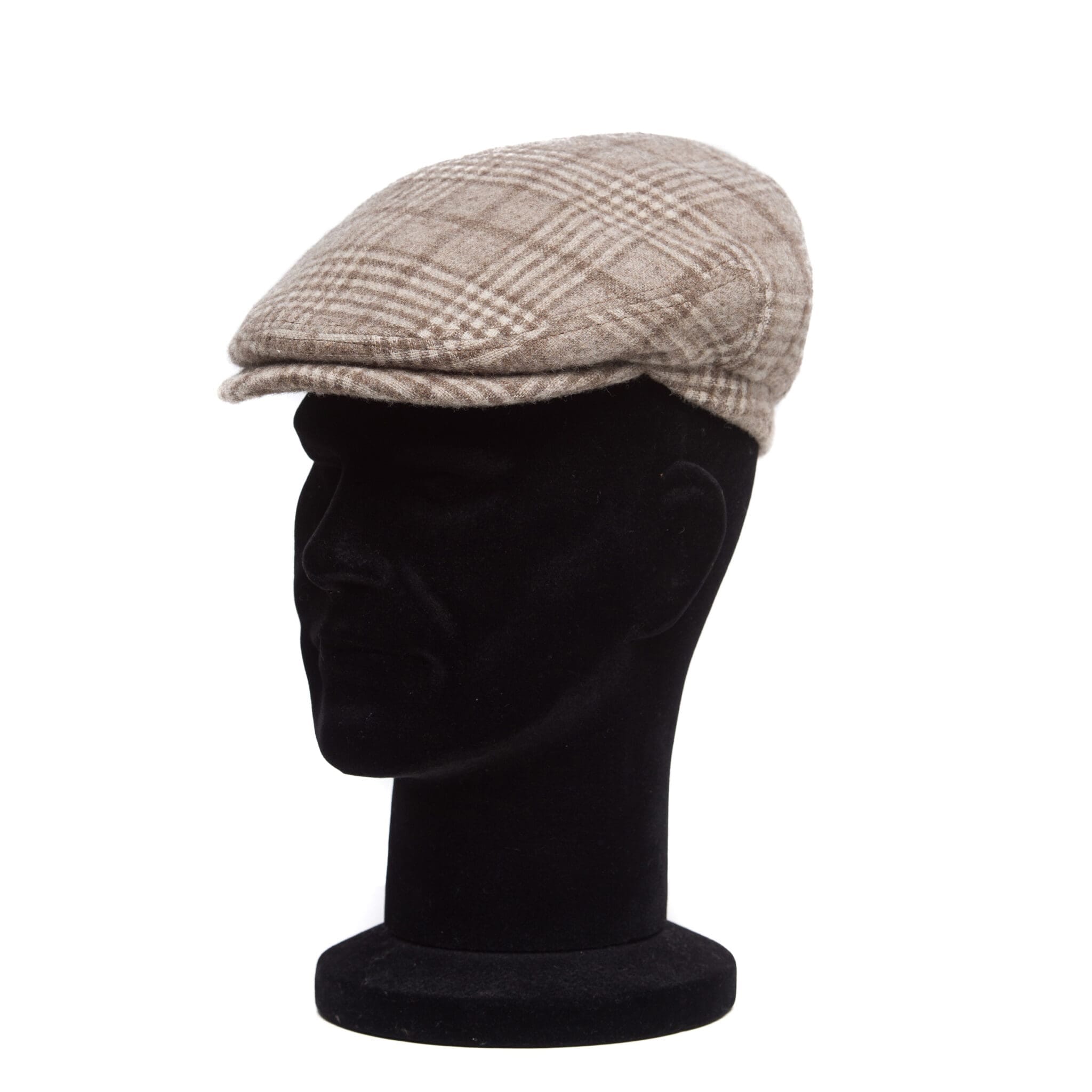 Sapca barbati, Jordan moro reverse, maro-crem, textura fina, lana cu casmir