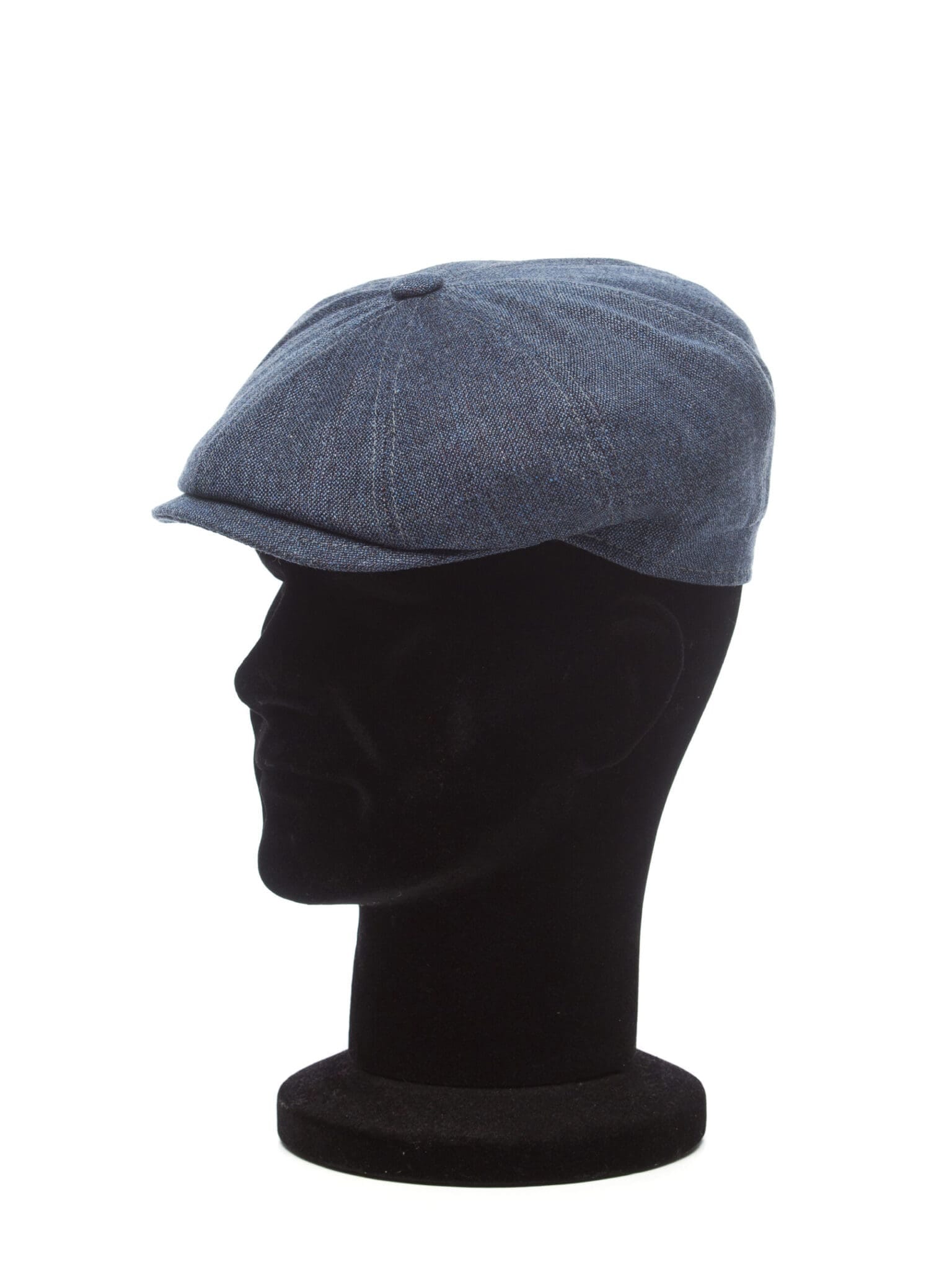 Sapca barbati Peaky blu 2, albastru, matase cu lana