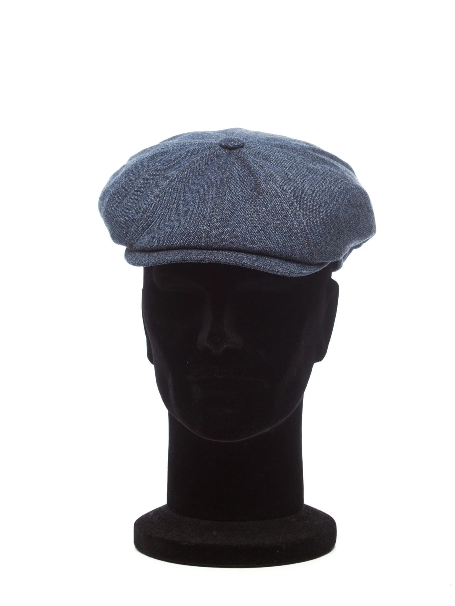 Sapca barbati Peaky blu 2, albastru, matase cu lana