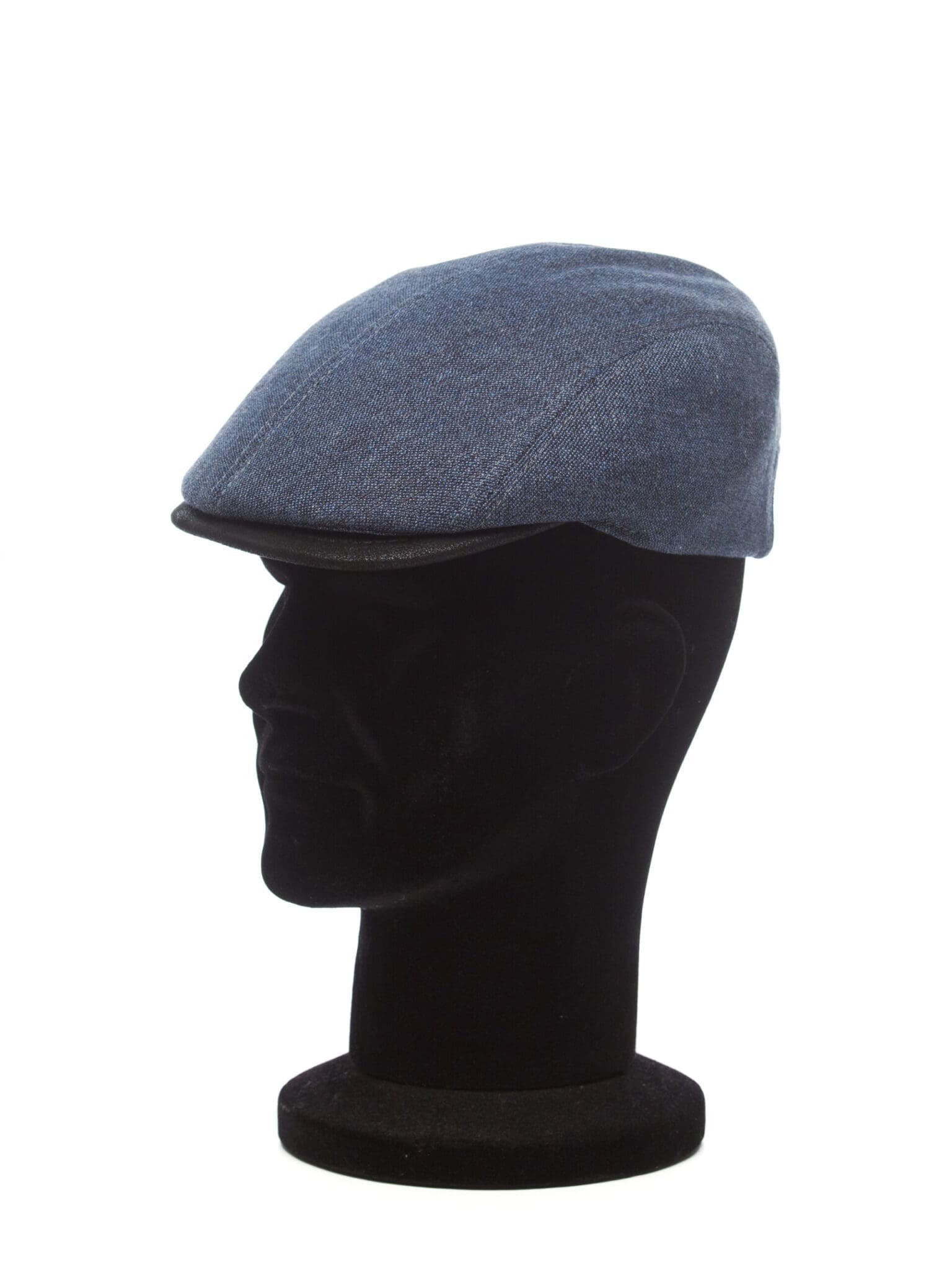 Sapca barbati Duffy blu 3, albastru, matase cu lana