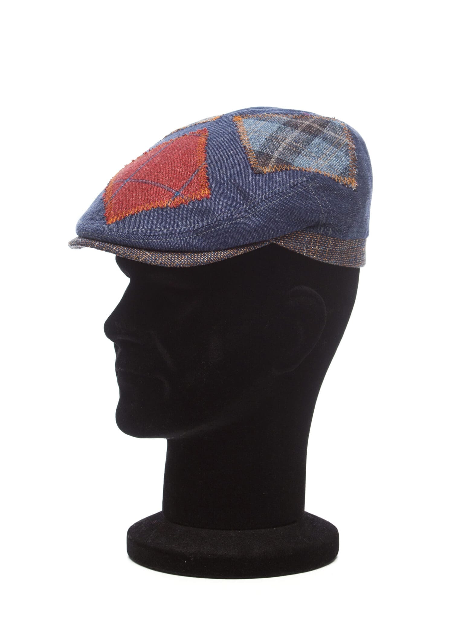 Sapca barbati Jordan blu patch, albastru cu petice, matase