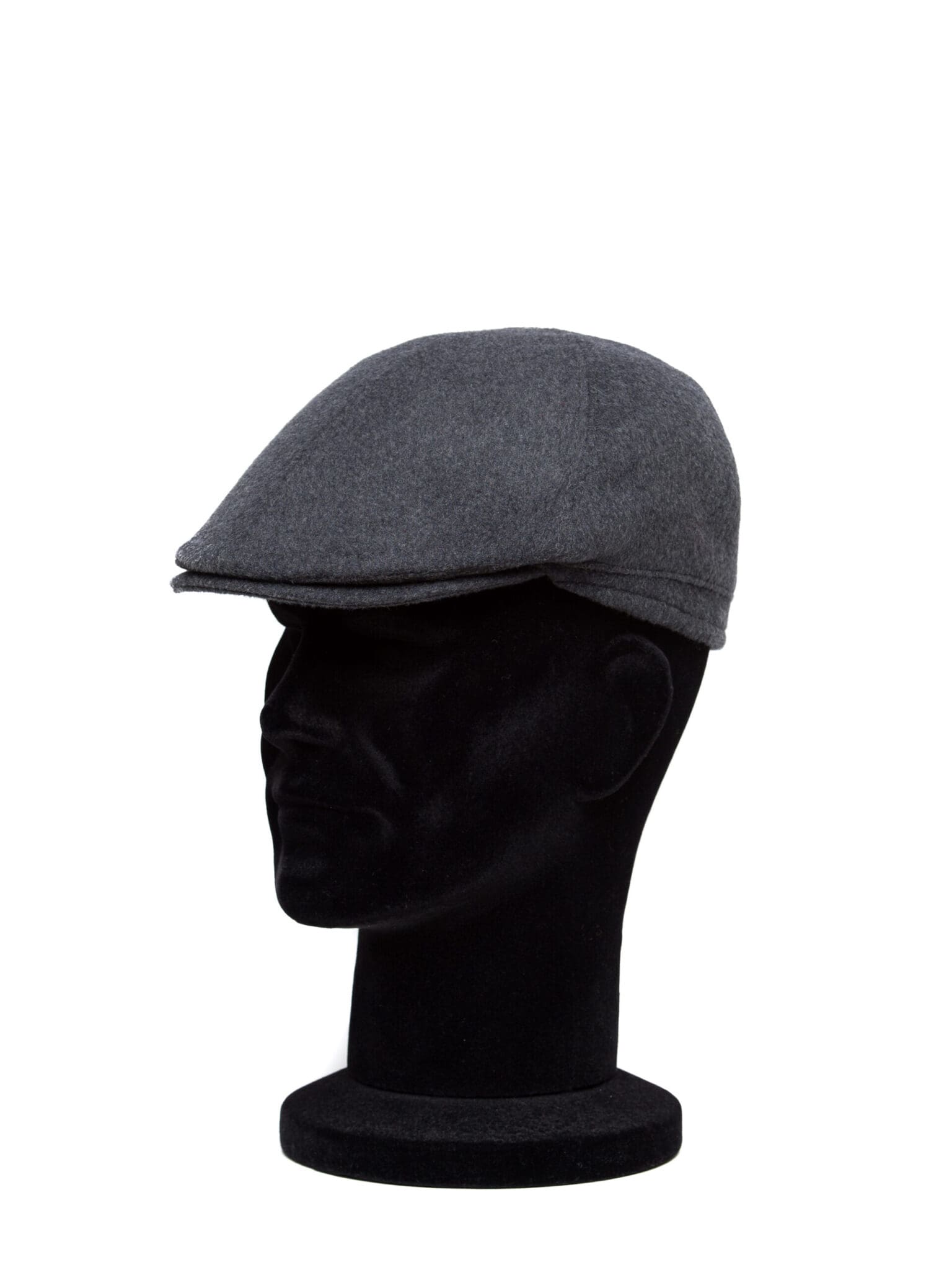Sapca barbati, Gatsby casmir antracit, gri inchis, textura fina, casmir