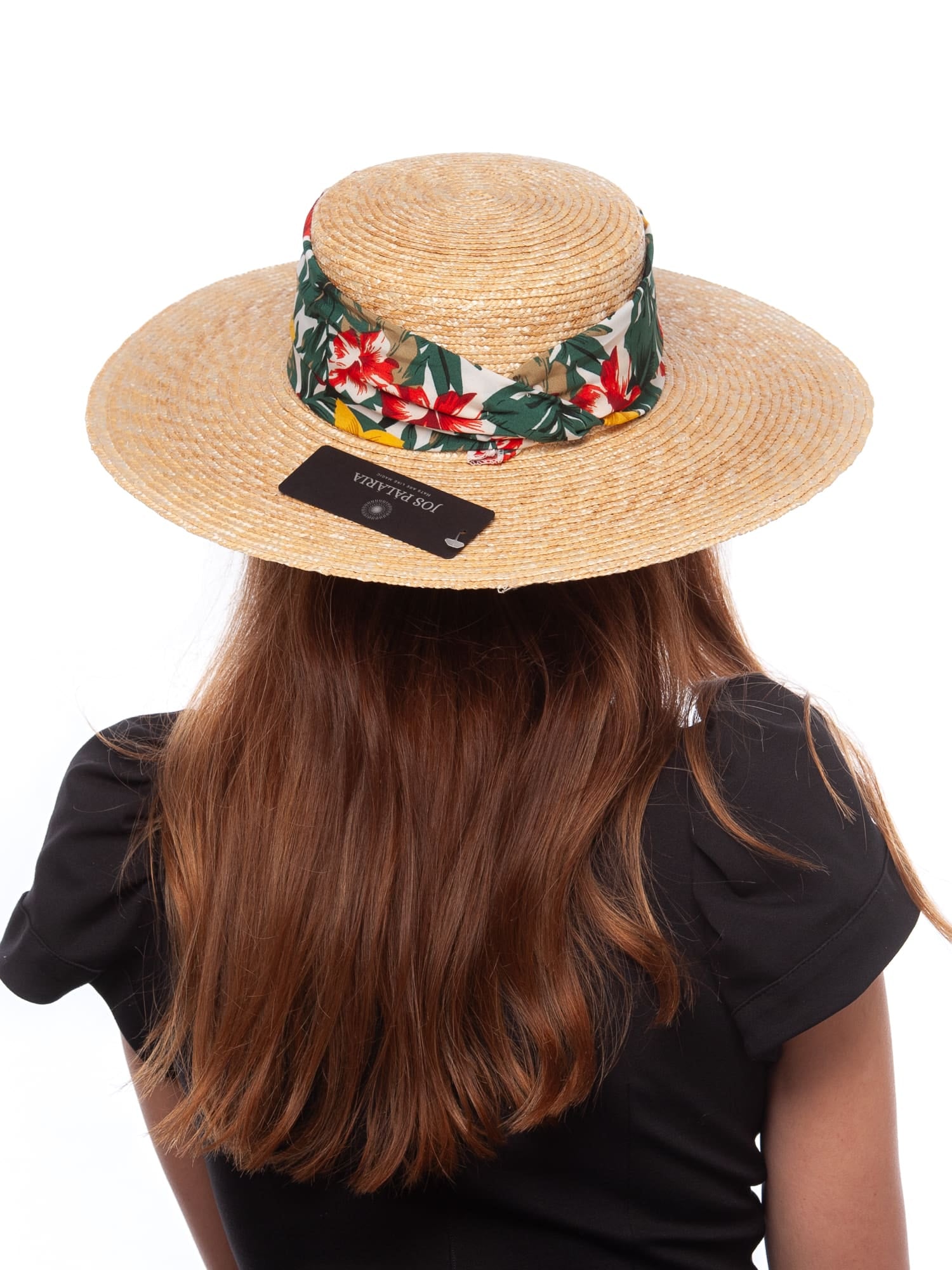 Canotiera dama Fly big T esarfa, natural, bor drept, paie naturale