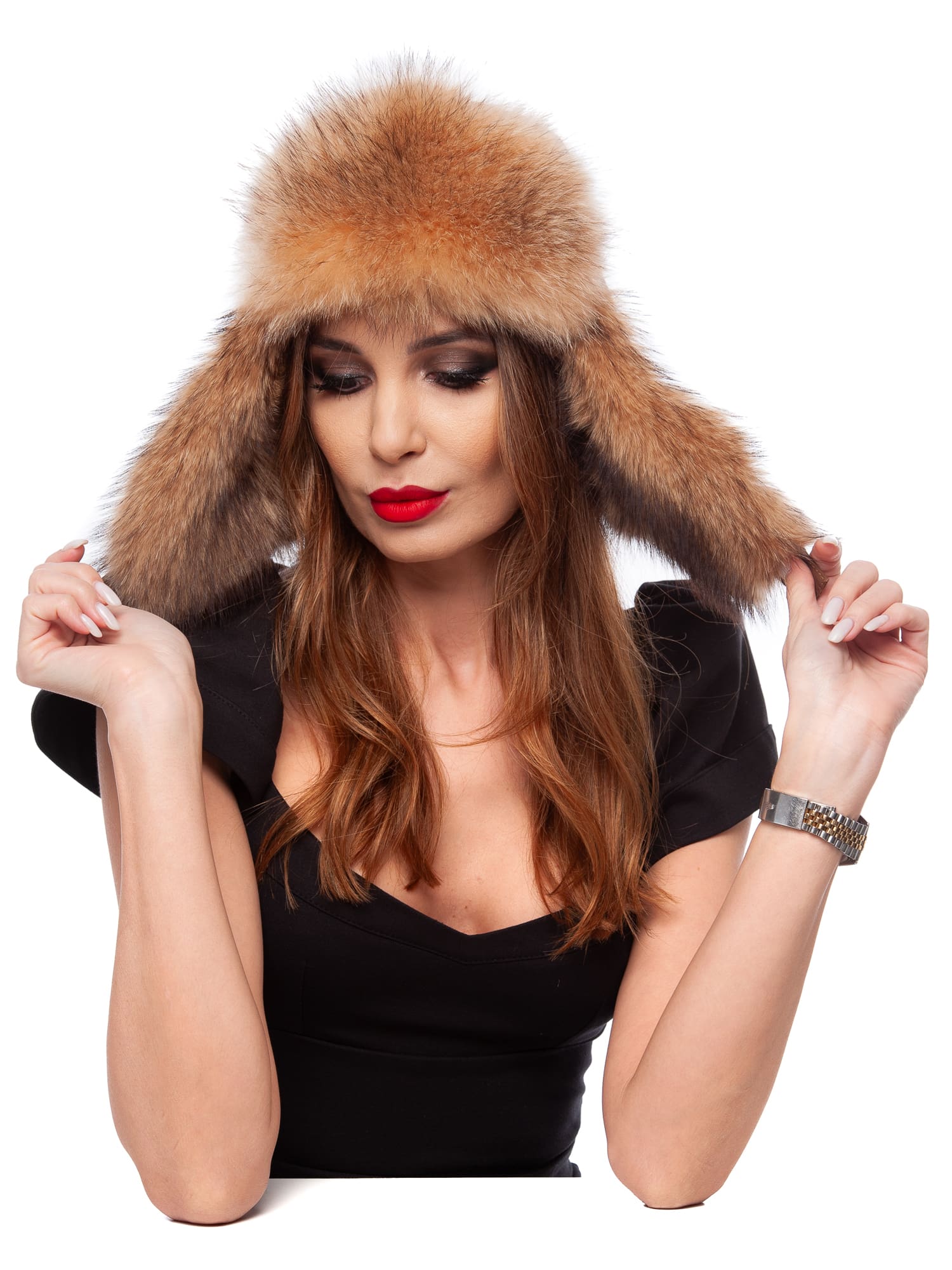 Caciula Moritz taba nappa, crystal raccoon