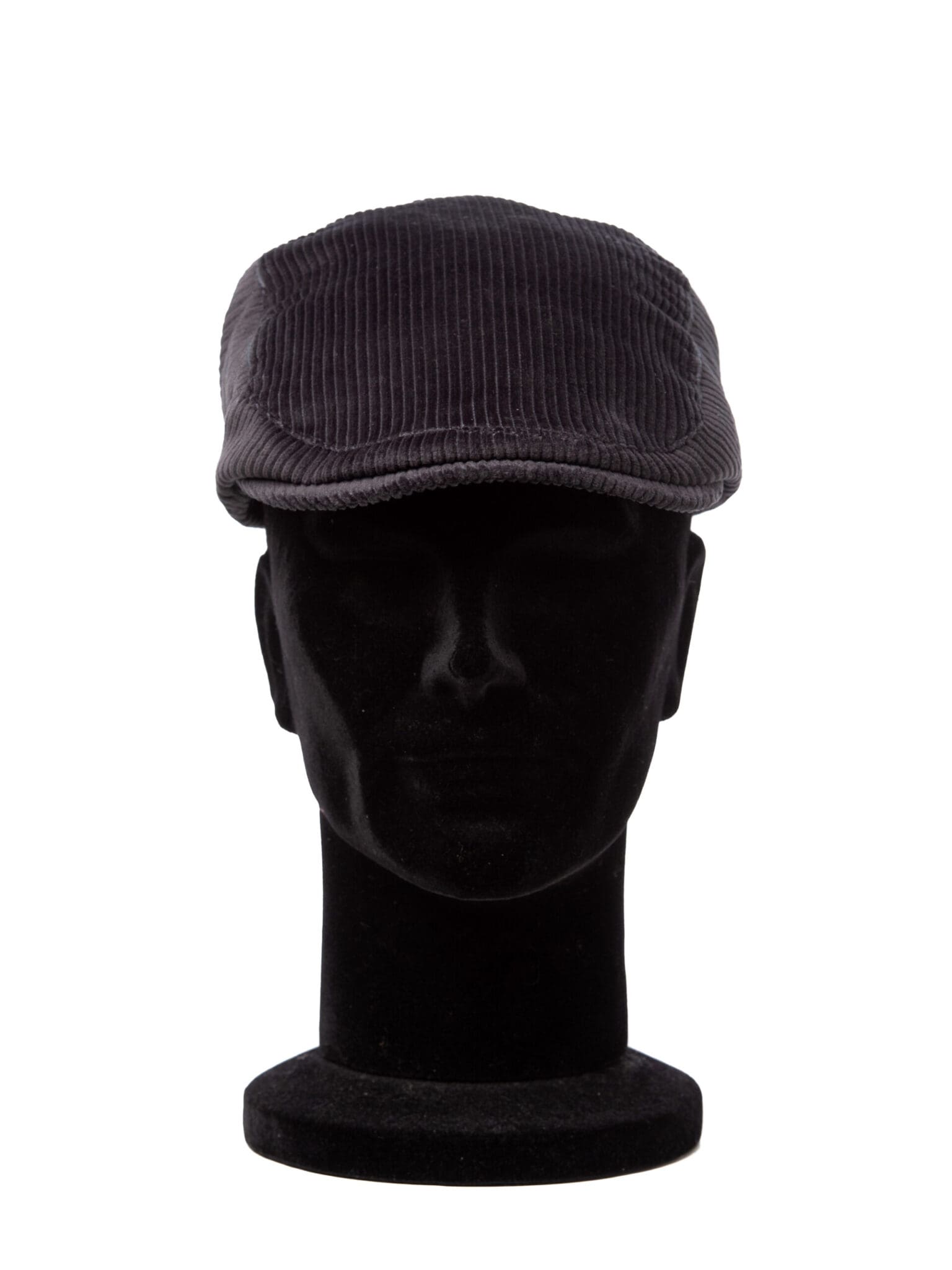 Sapca barbati, Ventry velur nero, negru, textura fina, bumbac