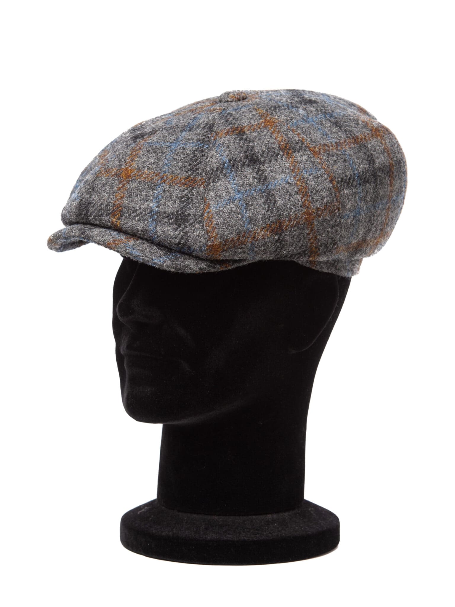 Sapca barbati Broadway HT grigio, gri, lana Harris Tweed