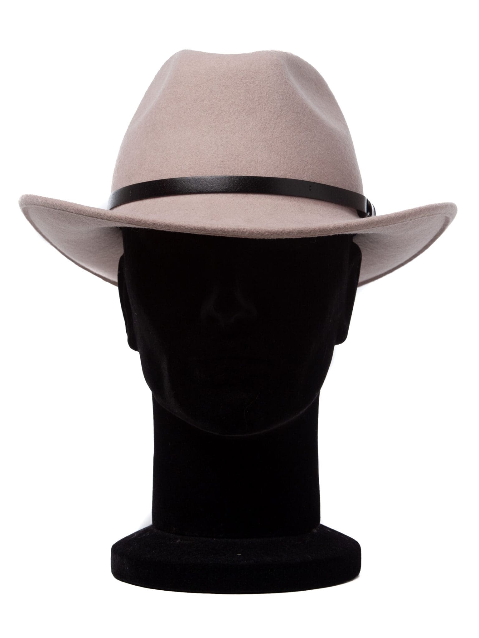 Palarie barbati, Cowboy tortora, bej, bor mediu, fetru de lana