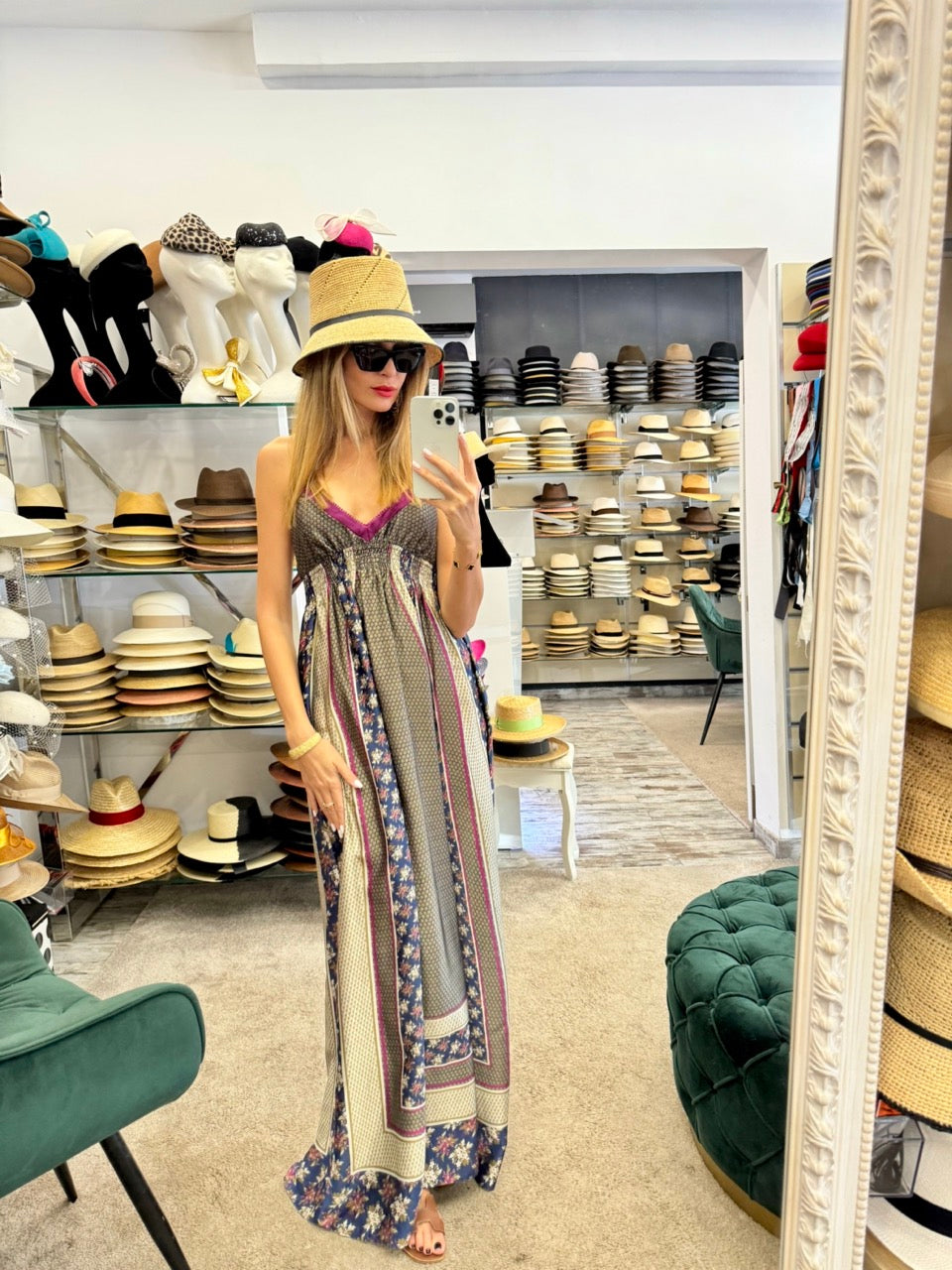 Palarie dama Mona rafia crochet, bor mic, rafie crochet, margine neagră