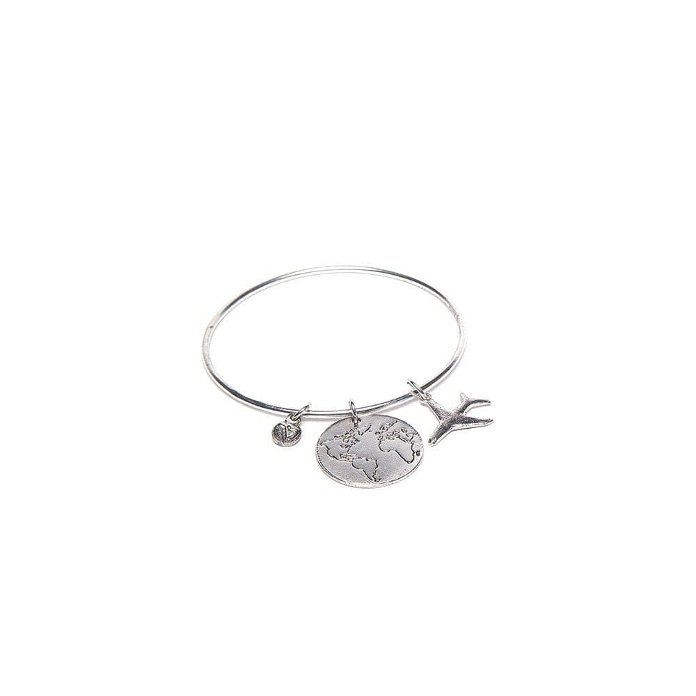 Bratara Bracciale Bangle Travel, argintie, nichel testat
