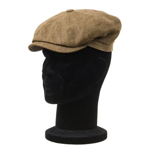 Sapca barbati Peaky castoro in, maro