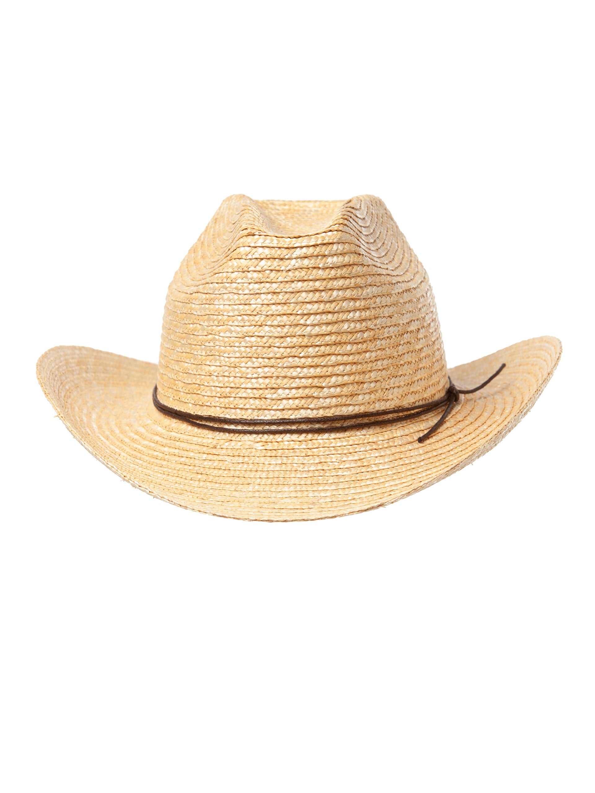Palarie dama Cowboy paie, din paie naturale fine